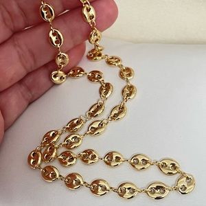 18k Gold Filled Mariner Necklace 6.9MM